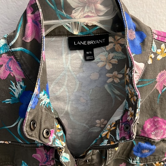 Lane Bryant Floral Jacket Size 14/16 - Picture 2 of 11